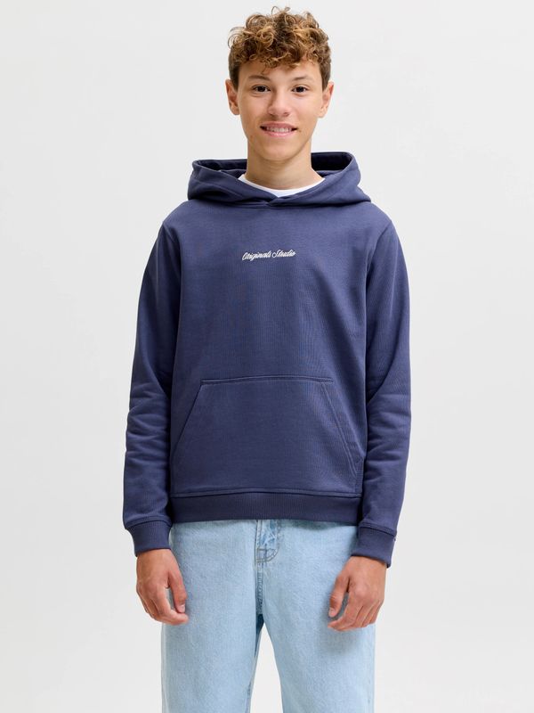 Jack & Jones Jr Norrebro Sweat Hood - Crown Blue