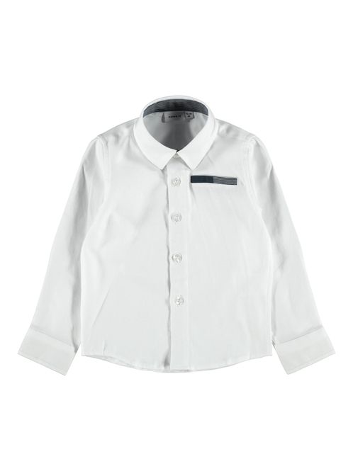 Hovedbilde NmmRirian ls shirt - Bright White