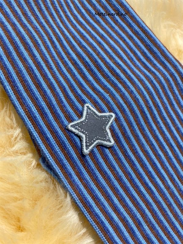 Kivat Pannebånd - Striper, Stjerne - Blå/brun