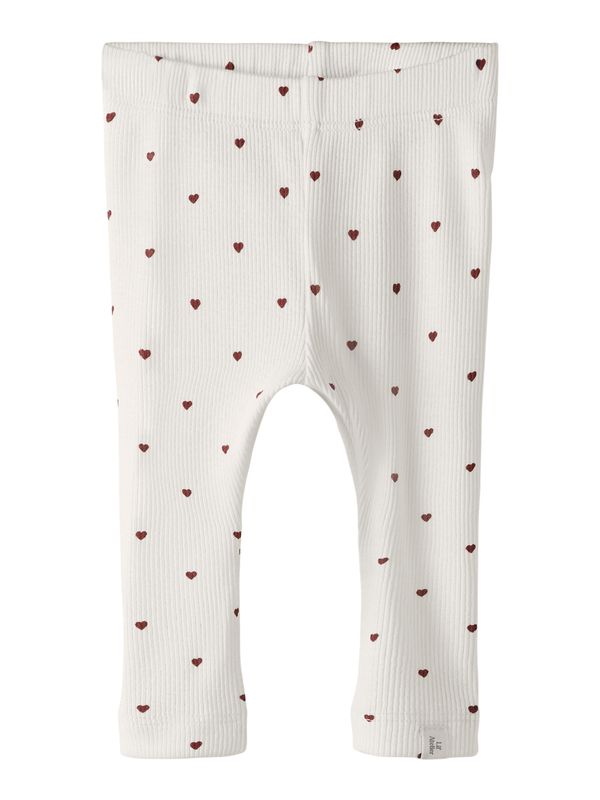 Lil' Atelier Gago Slim Legging - Cocunut milk/HEART