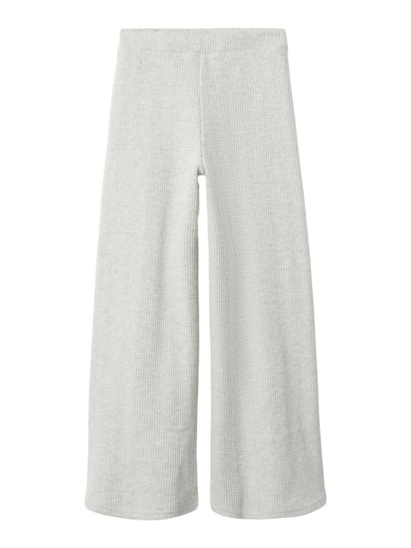 NkfTulpu wide pant - Light Grey Melange