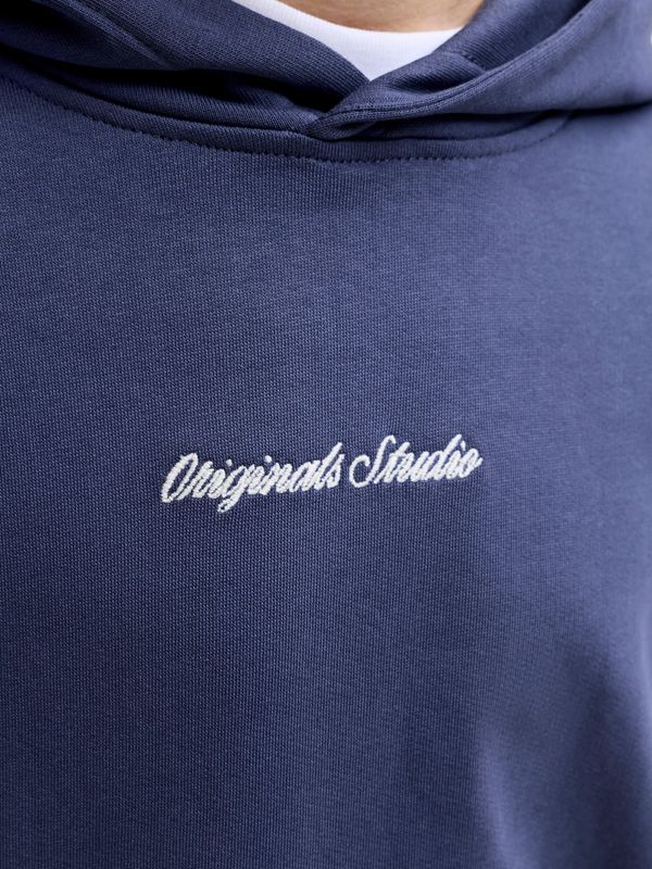 Jack & Jones Jr Norrebro Sweat Hood - Crown Blue