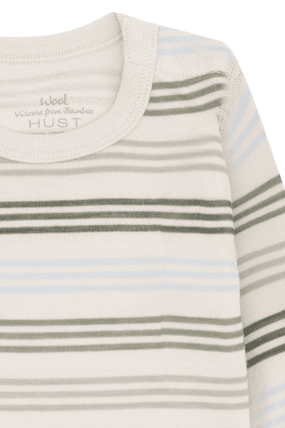 Hovedbilde Hust&Claire Baloo 3 Stripes ull/bambus body - ...