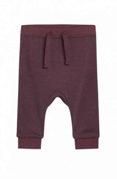 Hovedbilde Hust&Claire Gaby ull/bambus joggebukse - Plum ...