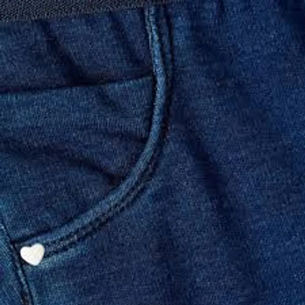 Bilde av NmfSalli slim swe jeans - Dark Blue Denim