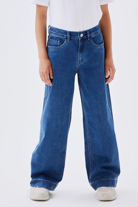 Hovedbilde NkfRose Highwaist Wide Jeans 1356 - Medium Blue