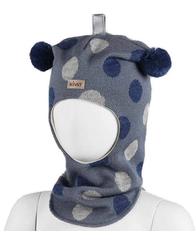 Kivat vinter Balaclava - Dots dueblå