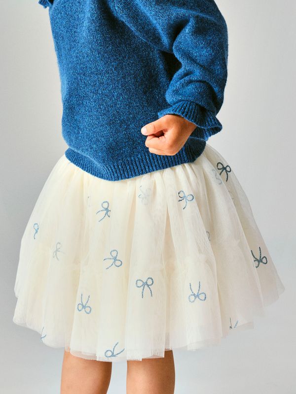 Name It Kira Tulle Skirt - Antique White VINTAGE INDIGO