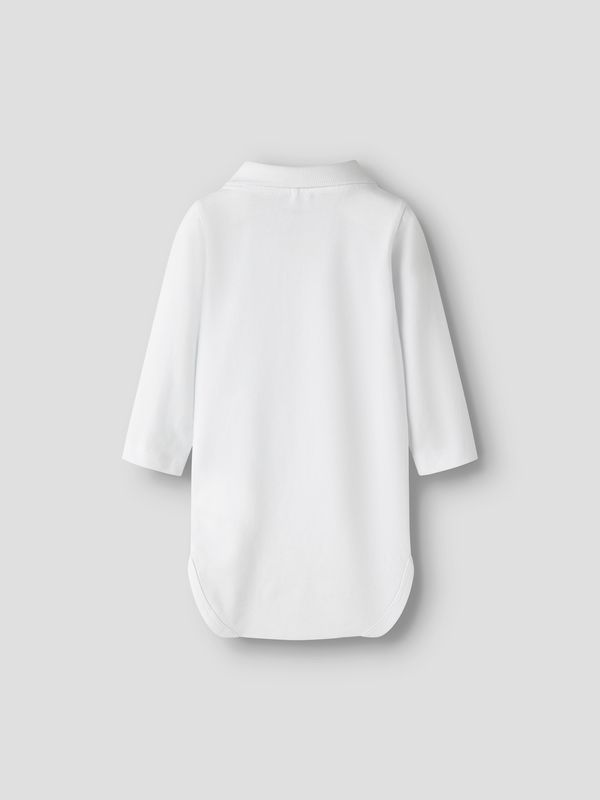 Name It Flip Polo Body - Bright White/Solid