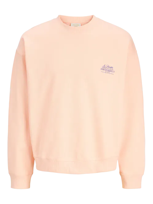 Hovedbilde Jack & Jones Menton Sweat Crew Nack - Peach Melba