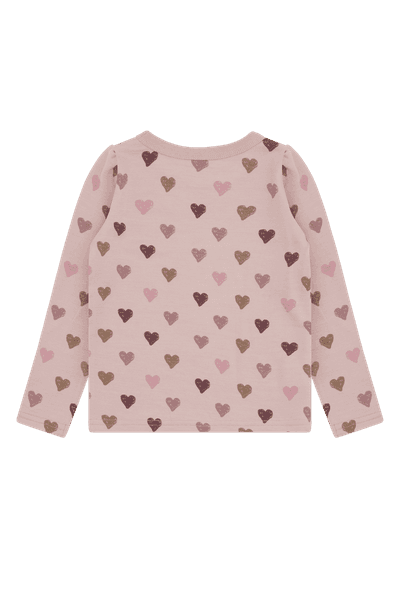 Hovedbilde Hust&Claire Abba Hearts ull/bambus trøye  - adobe ...