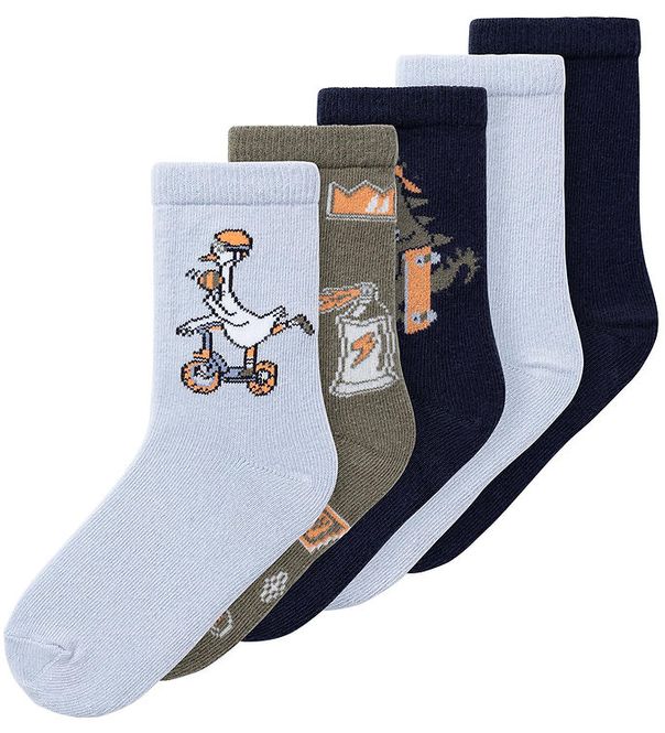 Hovedbilde NmmVagn 5p sock - Dark Sapphire