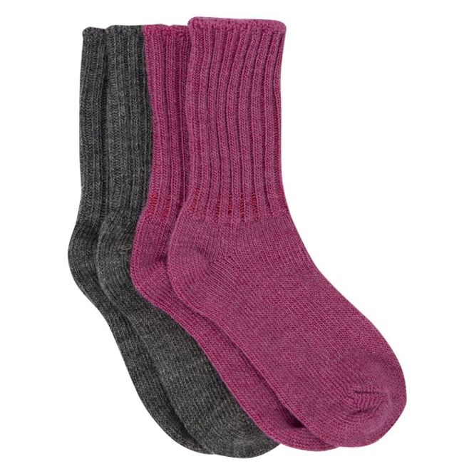 Hovedbilde Safa Rimle Sokker 2 Pk - ROSA/GRÅ 