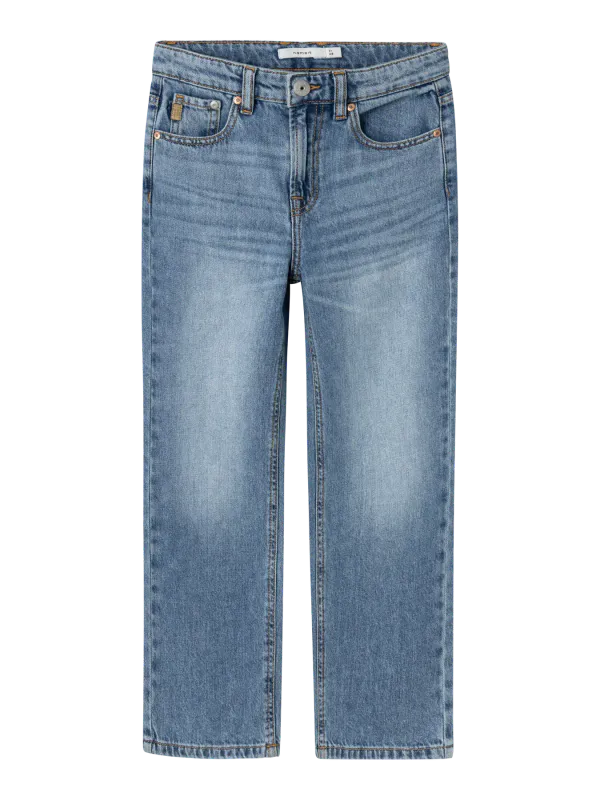 Name It Ryan Straight Jeans - 3418 Medium Blue Denim