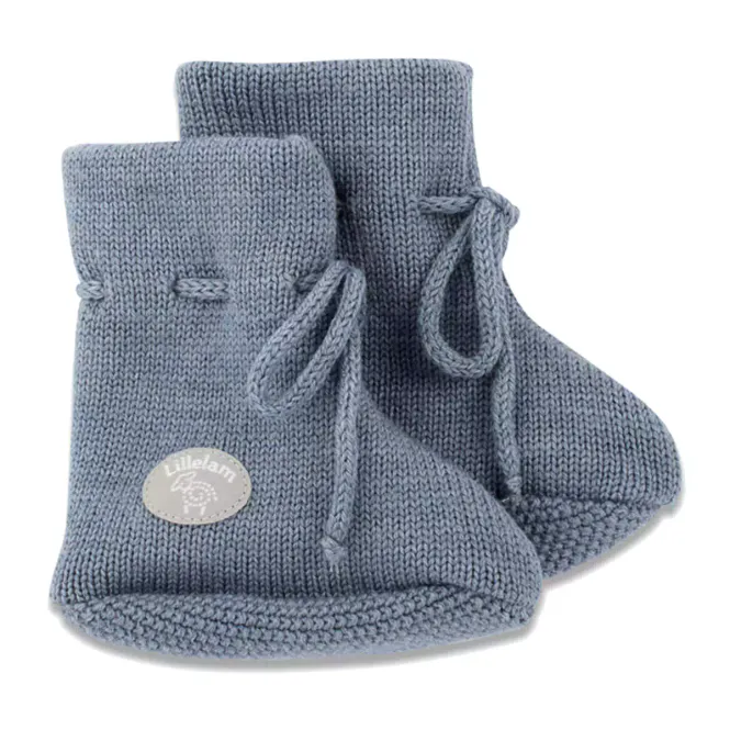 Hovedbilde Lillelam Babytøfler Classic - Mellomblå