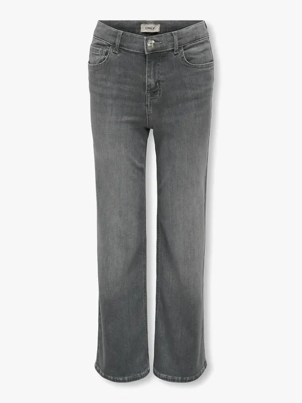 Kids Only Madison Blush wide Denim - Medium Grey 