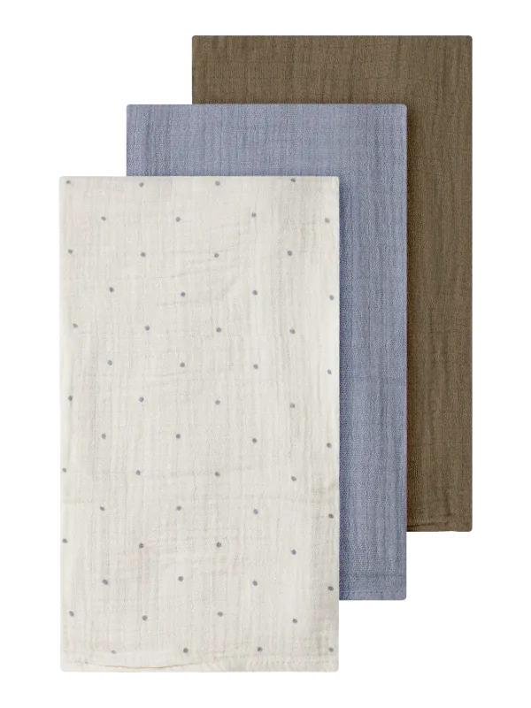 Lil’Atelier Isleys 3-pk  Nappis - Turtledove SEPIA TINT/SLEET