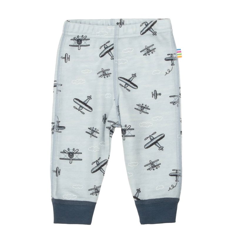 Joha ull/bambus leggings Propeller - Lyseblå