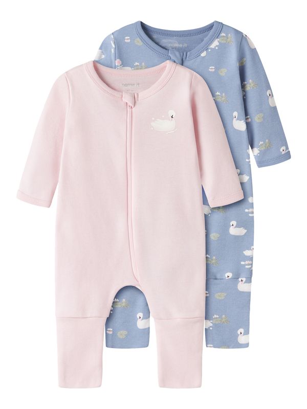 Name It Nightsuit 2P zip Swan