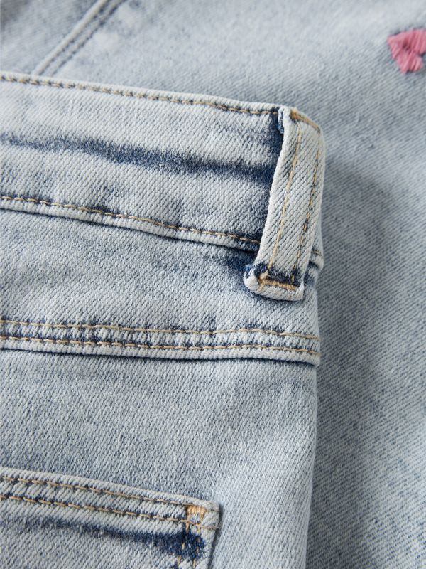 Name It Rose wide jeans - light blue bleached jeans