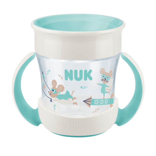 Hovedbilde NUK Evolution Mini Magic Cup, Mouse - Turkis