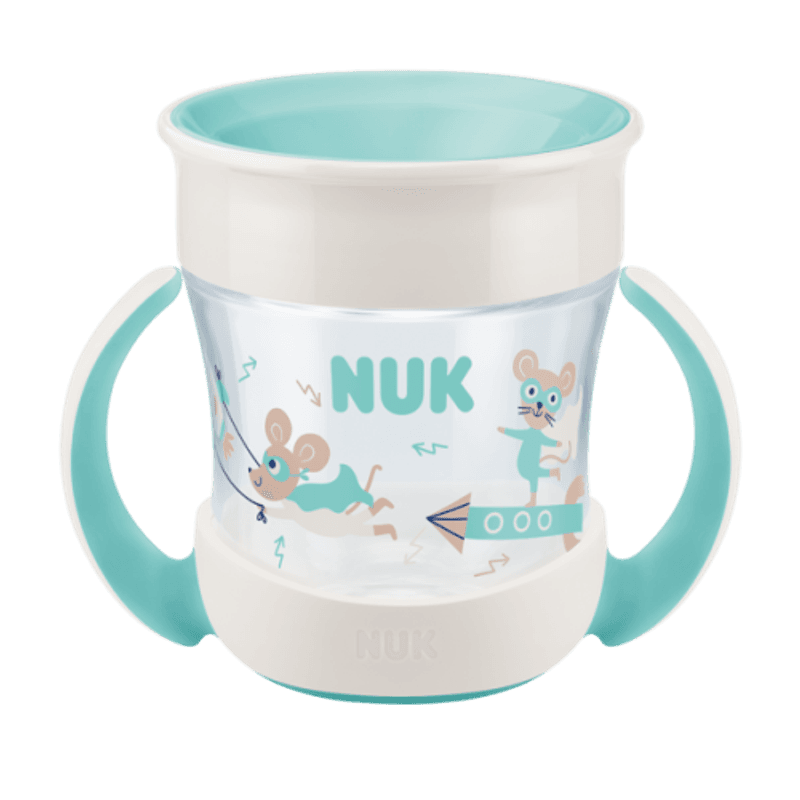 NUK Evolution Mini Magic Cup, Mouse - Turkis