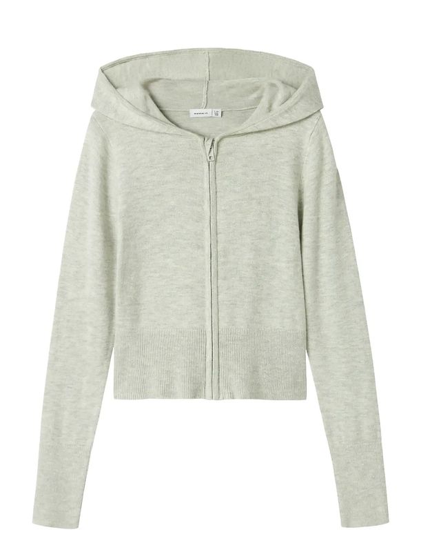NkfNullaria ls slim sh knit wh - Light Grey Melange