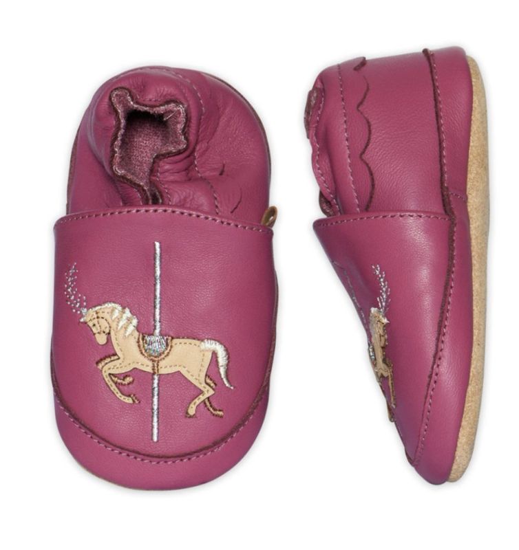 Melton - Tøfler i Skinn Carousel - Red Violet