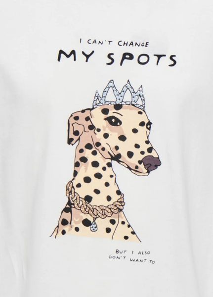 Hovedbilde KogBaria life s/s Top - Cloud Dancer / Spots