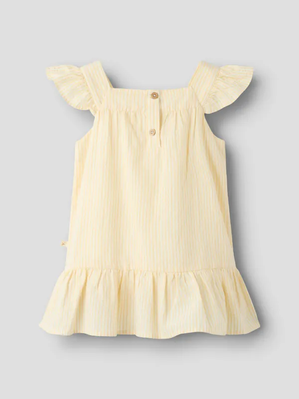 Lil’Atelier Folly Stray Loose Dress - Coconut Milk/Sahara Sun