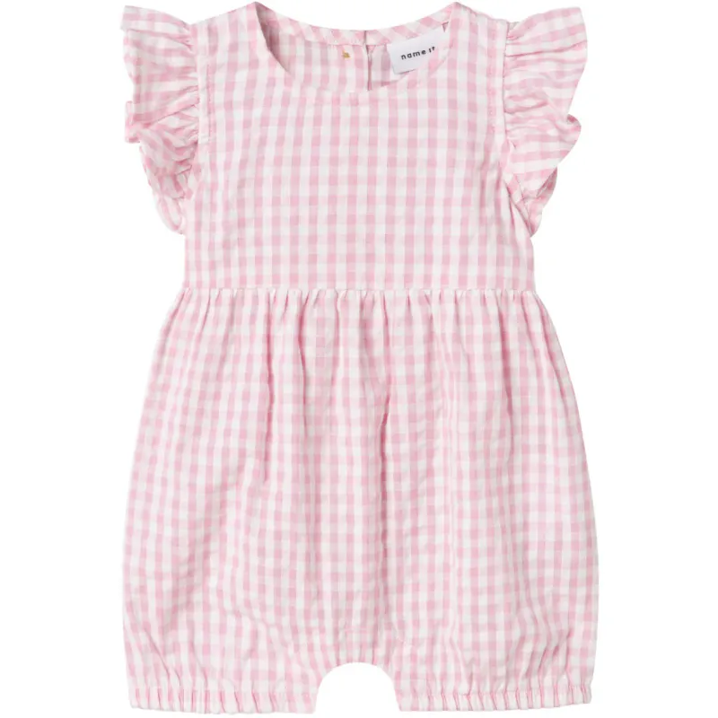 NbfHalmi Sunsuit - Cameo Pink
